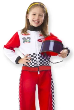 Melissa & Doug kostyme - Racerbilfører 3-6 år