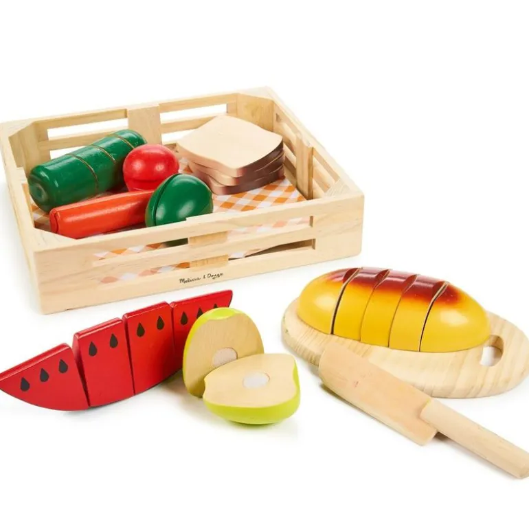 Melissa & Doug Lekemat i Tre - Oppdelt Mat