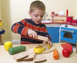 Melissa & Doug Lekemat i Tre - Oppdelt Mat