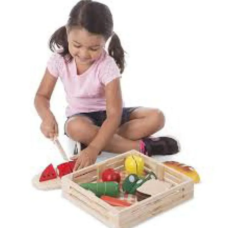 Melissa & Doug Lekemat i Tre - Oppdelt Mat