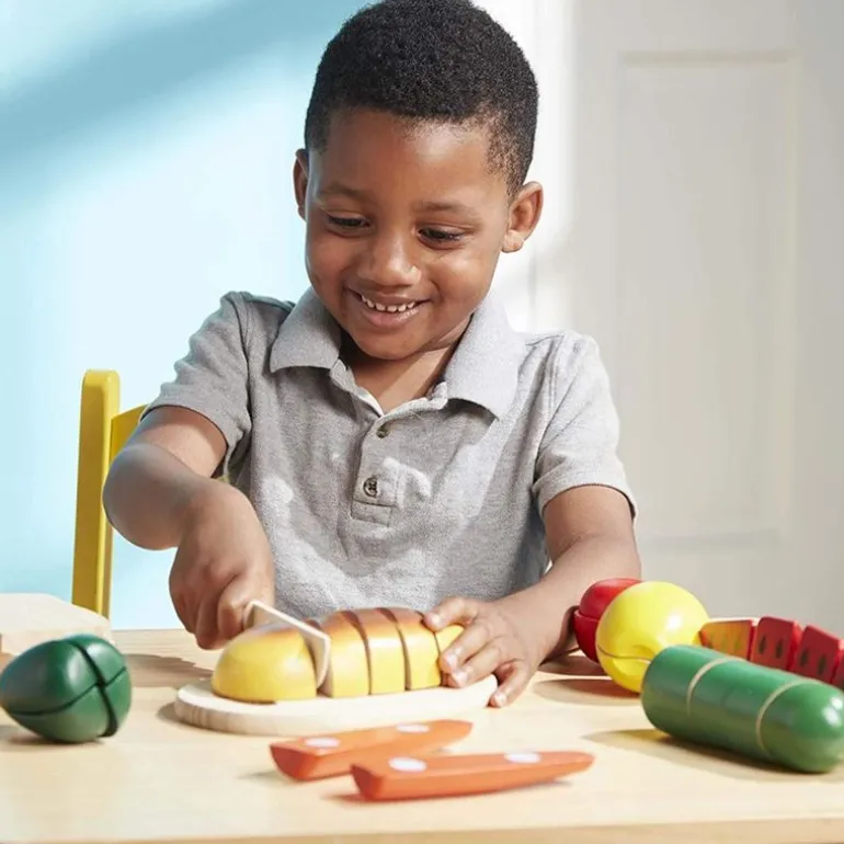 Melissa & Doug Lekemat i Tre - Oppdelt Mat