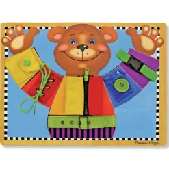 Melissa & Doug Lærebrett i Tre - Påkledning