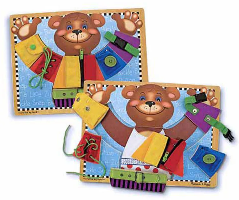 Melissa & Doug Lærebrett i Tre - Påkledning