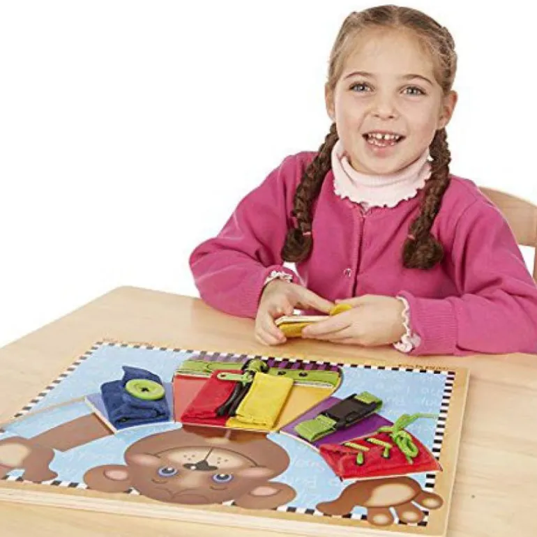 Melissa & Doug Lærebrett i Tre - Påkledning