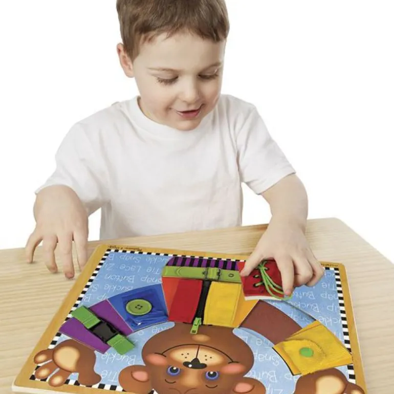 Melissa & Doug Lærebrett i Tre - Påkledning