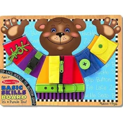 Melissa & Doug Lærebrett i Tre - Påkledning