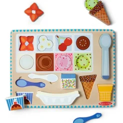 Melissa & Doug Magnetisk Trepuslespill 16 Deler - Iskrem