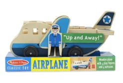 Melissa & Doug Passasjerfly Treleke m/ 4 figurer