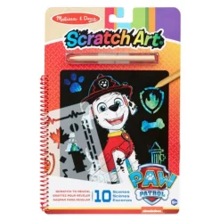 Melissa & Doug Paw Patrol Scratch Art - Marshall