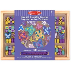 Melissa & Doug Perlesett i tre - Sommerfugler