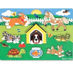 Melissa & Doug Puslespill i tre 8 brikker - Dyr fra 2 år