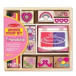 Melissa & Doug Stempelsett i Tre - Vennskap