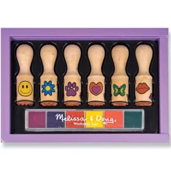 Melissa & Doug Stempelsett i Tre - Happy Handles