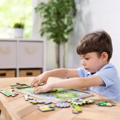 Melissa & Doug Tannhjul Puslespill 24 Brikker - Animal Chase