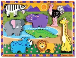 Melissa & Doug Trepuslespill 8 Brikker - Safari