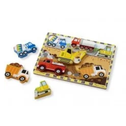 Melissa & Doug Trepuslespill 6 Brikker - Byggeplass