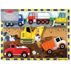 Melissa & Doug Trepuslespill 6 Brikker - Byggeplass