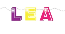 Name In Lights Batteridrevet Lyslenke 50cm - Lea