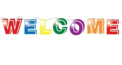 Name In Lights Batteridrevet Lyslenke 50cm - Welcome