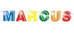 Name In Lights Batteridrevet Lyslenke 50cm - Marcus