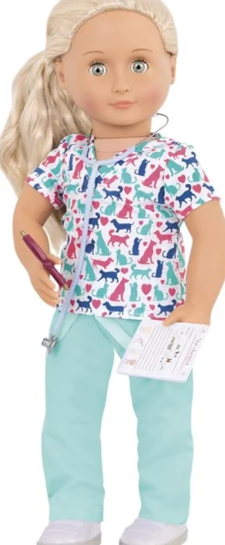 Our Generation - Veterinær uniform med tilbehør