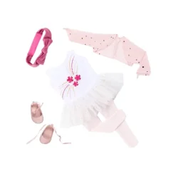 Our Generation Deluxe Dukkeklær - Hvit Balletkjole