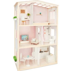 Our Generation Dukkehus - Sweet Home dukkehus med 3 etasjer og møbler
