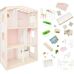 Our Generation Dukkehus - Sweet Home dukkehus med 3 etasjer og møbler