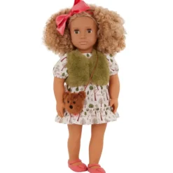 Our Generation Motedukke m/ "gullhår" antrekk 46cm - Addison