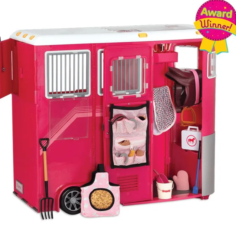 Our Generation Tilbehør - Fullt utstyrt hestehenger