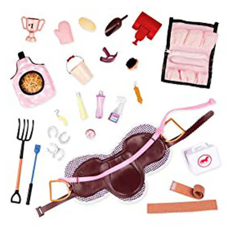 Our Generation Tilbehør - Fullt utstyrt hestehenger