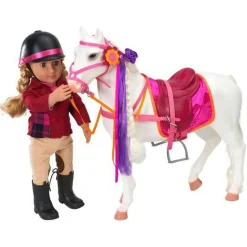 Our Generation Tilbehør - Hest med tilbehør