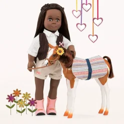 Our Generation Tilbehør - Pinto Paso Fino hesteføll med tilbehør