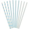 Papir Sugerør 24-pakning - Blå