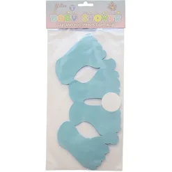 Party Banner Fotavtrykk - Blå