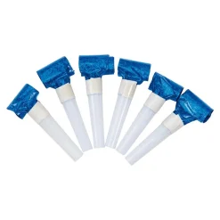 Partyfløyter 6-pakning - Blå