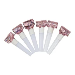 Partyfløyter 6-pakning - Rosa