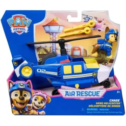 PAW Patrol Air Rescue Lekebil m/ figur - Chase's Hero Helicopter