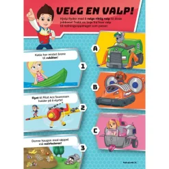 Paw Patrol Aktivitetsbok med klistremerker