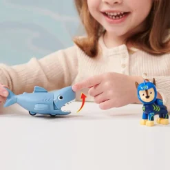 PAW Patrol Aqua Hero Pup Figur m/ sjødyrvenn - Chase