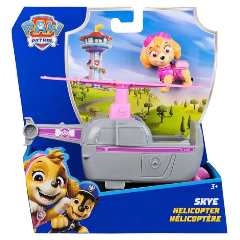 Paw Patrol Basic Lekebil 2.0 - Skye m/ helikopter