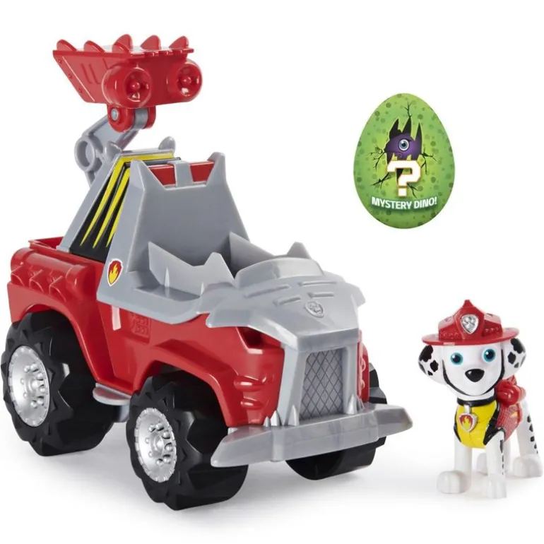 Paw Patrol Dino Rescue - Marshall med kjøretøy