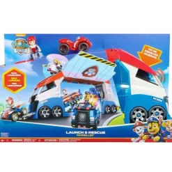 Paw Patrol Figur og Lekebil Lekesett - Launch & Rescue Patroller