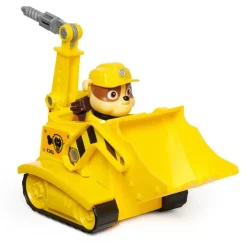 PAW Patrol Figur og Lekebil - Rubble: Bulldozer