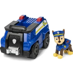 PAW Patrol Figur og Lekebil - Chase: Patrol Cruiser