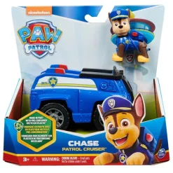 PAW Patrol Figur og Lekebil - Chase: Patrol Cruiser