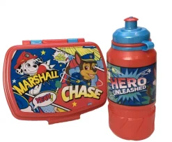 Paw Patrol gavesett - Matboks og drikkeflaske