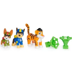 Paw Patrol Jungle Pups Figursett - Chase, Tracker og Tiger