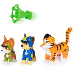 Paw Patrol Jungle Pups Figursett - Chase, Tracker og Tiger