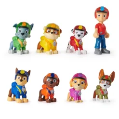 Paw Patrol Jungle Pups Figursett 8stk - Ryder og Valpene